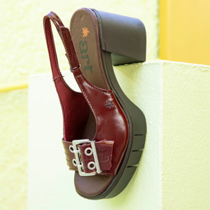 Sandalias con tacón 1994 SHINNY PALE YELLOW/ EIVISSA color Pale yellow