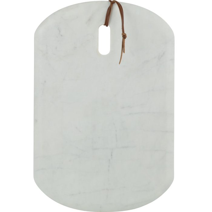 J-Line planche Rectangle Marbre - pierre - blanc - small