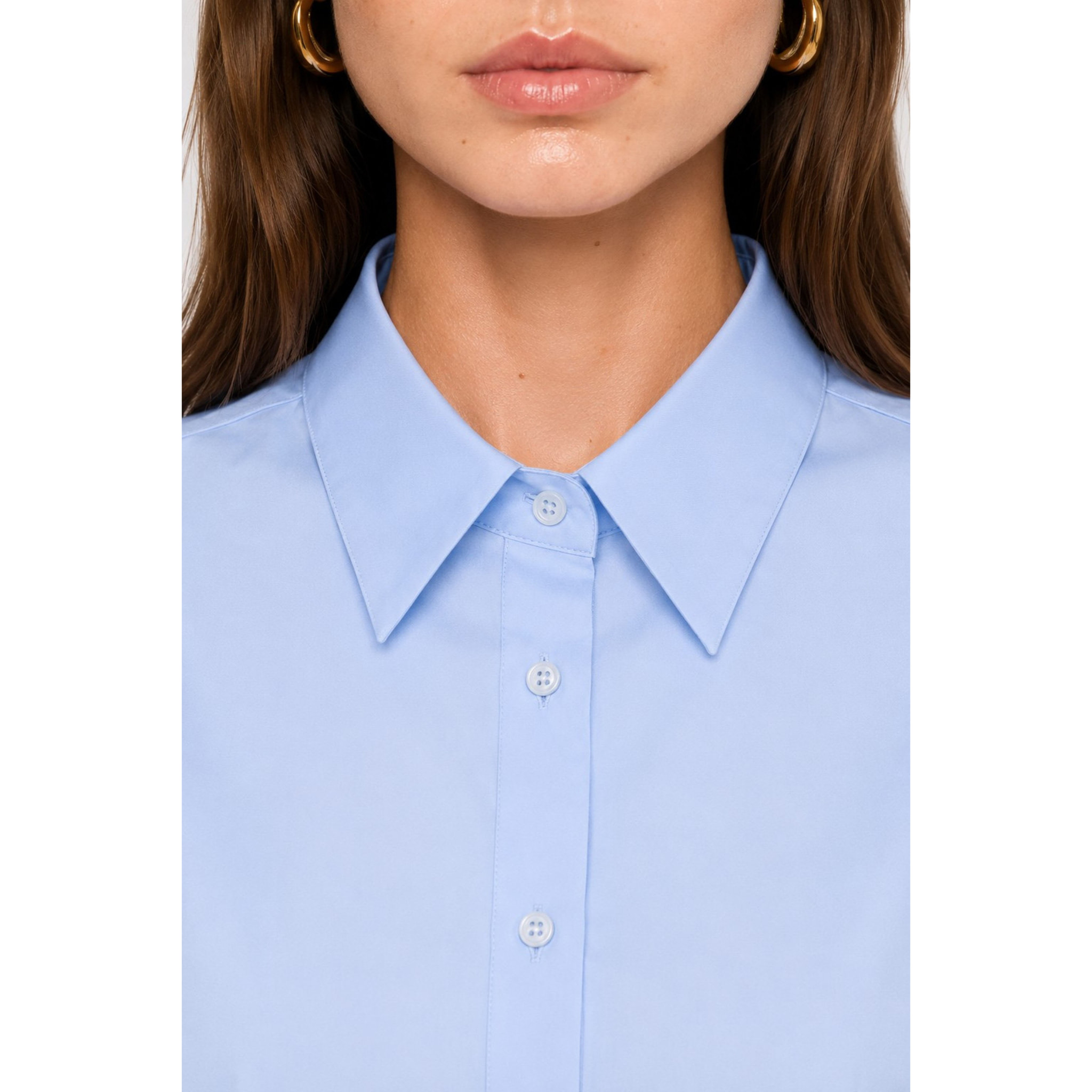 Kocca - Camicia da donna classica a maniche lunghe in cotone Donna