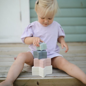 Mushie Estrellas Apilables Solid