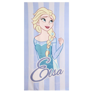 Toalla Microfibra de Frozen - 70x140x1 cm - Color:Azul Claro