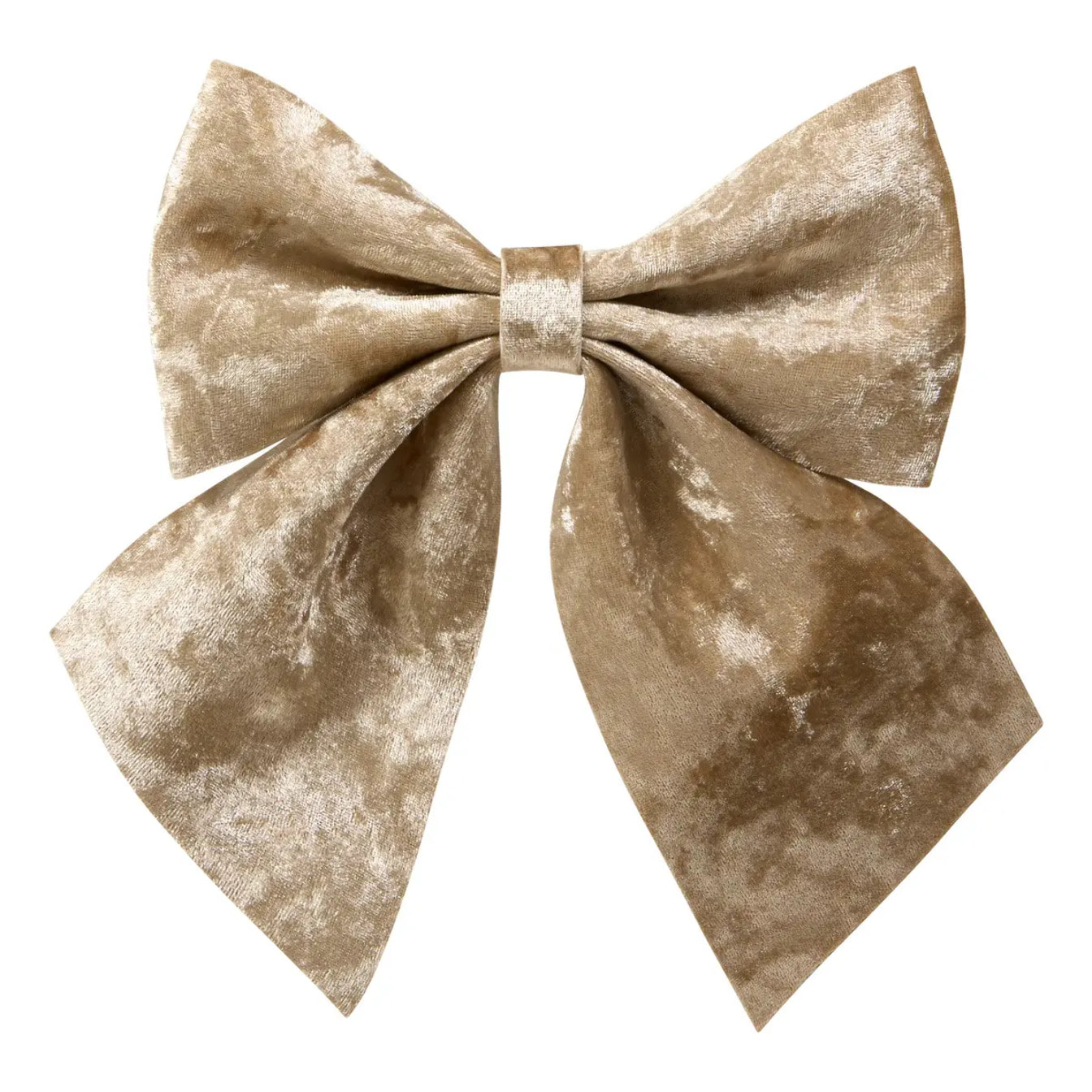 NOEUD VELOURS AMBRE 24X20