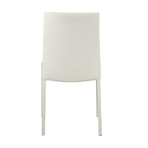 Chaise en simili empilables - 3 coloris - SANDY 2