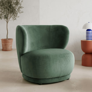 Fauteuil en velours - ESTER