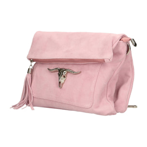 Borsa a tracolla da donna In Vera pelle Made in Italy 28x22x5 cm