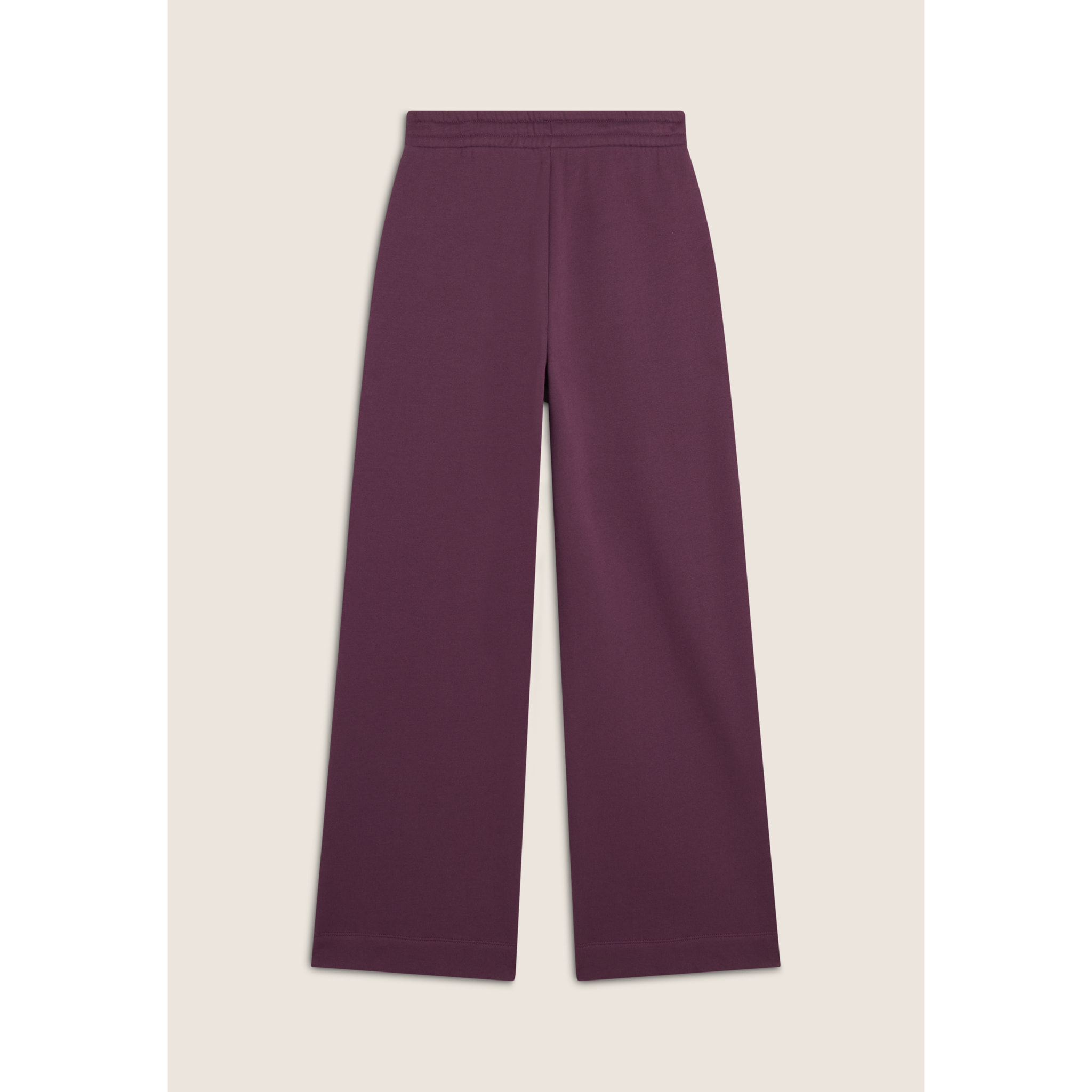 Pantalone da donna con gamba ampia in felpa