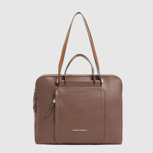 Piquadro Borsa porta pc e porta iPad® con protezioni antiurto e RFID