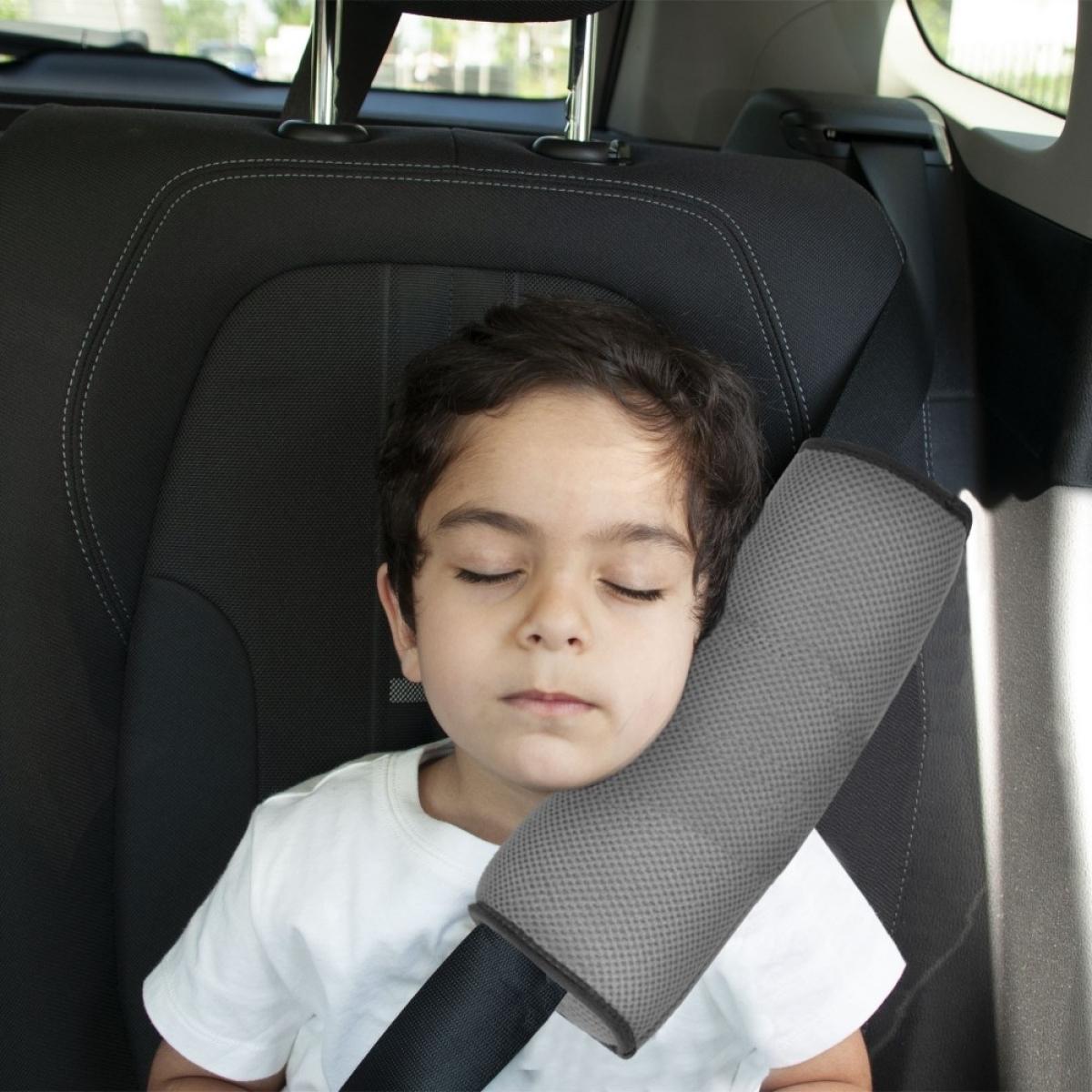 Coussin de ceinture de sécurité enfant - gris, Puériculture