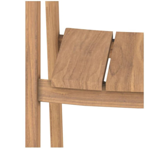 Chaise de jardin en bois de teck massif - Kora