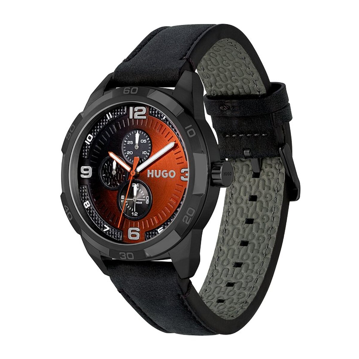 Reloj Hugo 1530275 Hombre Analogico Cuarzo con Correa de Piel