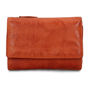 Portafoglio uomo in vera pelle - Modello Boreal - Casual - 14.0 x 9.0 x 4.5 cm