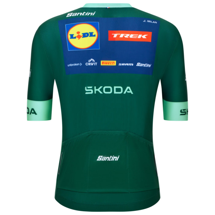 Maglia Verde Tour De France Jonathan Milan - Verde - Uomo