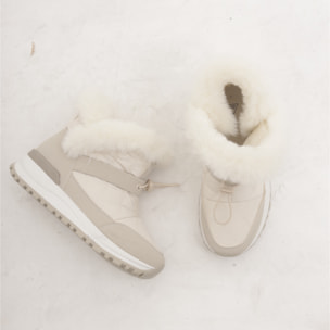 STIVALETTO SNEAKERS RUNNING BEIGE