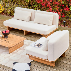 Salon de jardin bois d'acacia 4 places ARMONIA