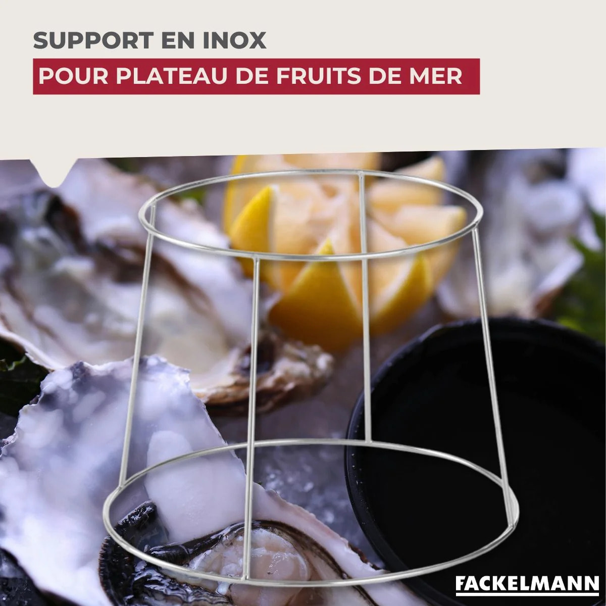 Support pour plateau de fruits de mer Fackelmann