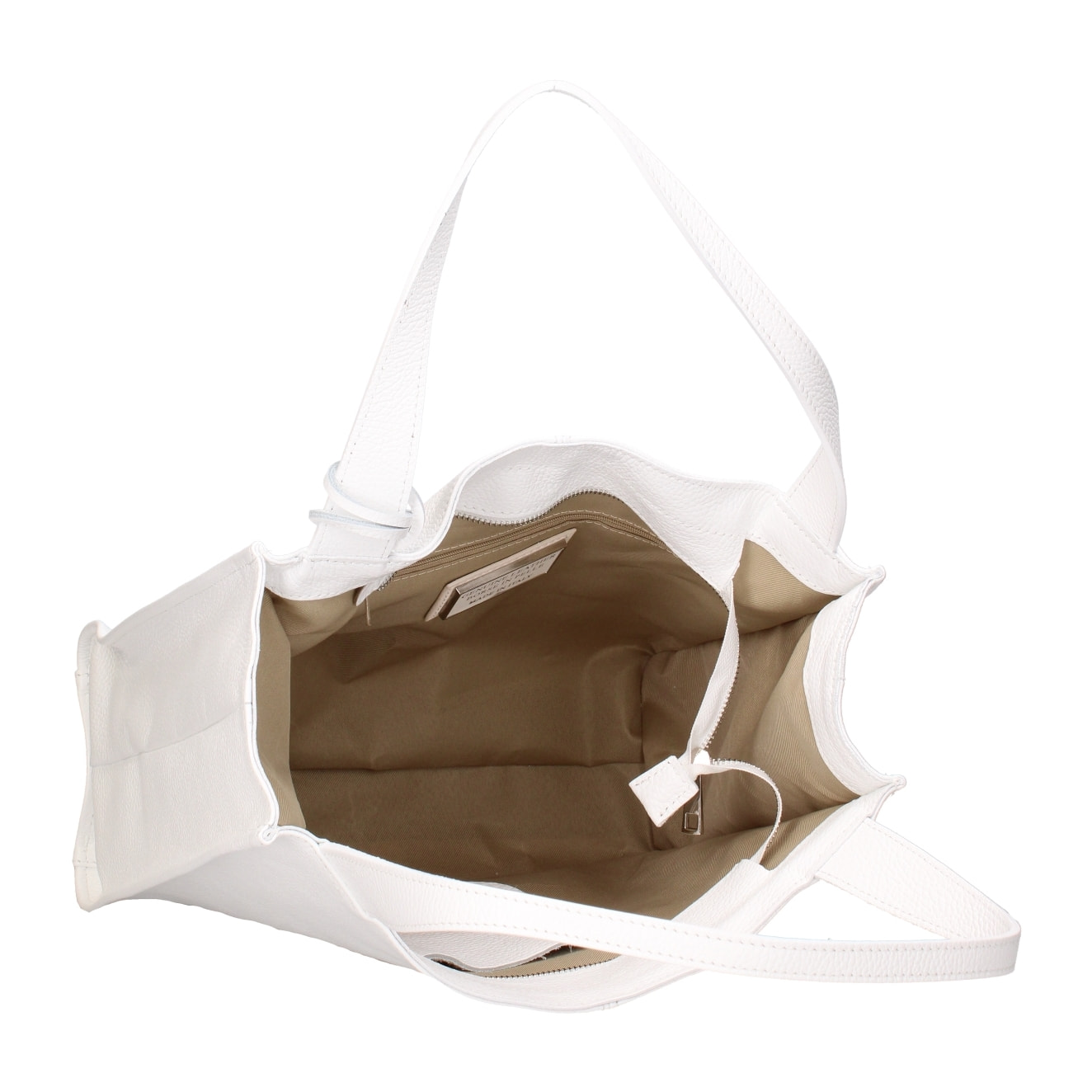 Borsa a spalla  da donna In Vera pelle Made in Italy 34x32x11 cm