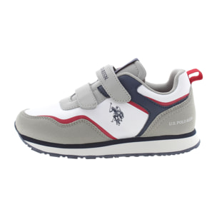 Sneakers U.S. Polo Assn. bianco-grigio chiaro