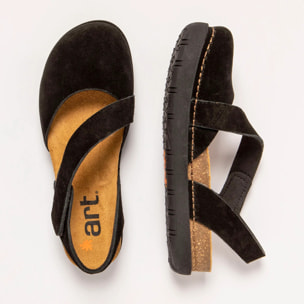 Sandalias 1712S SILK SUEDE BLACK/ RHODES color Black