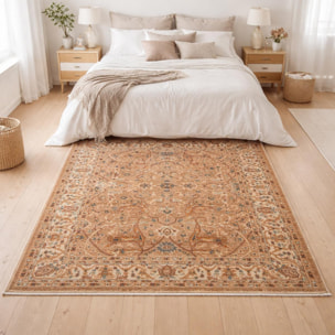 Tapis épais de 120x180 aux motif floraux traditionnels orientaux