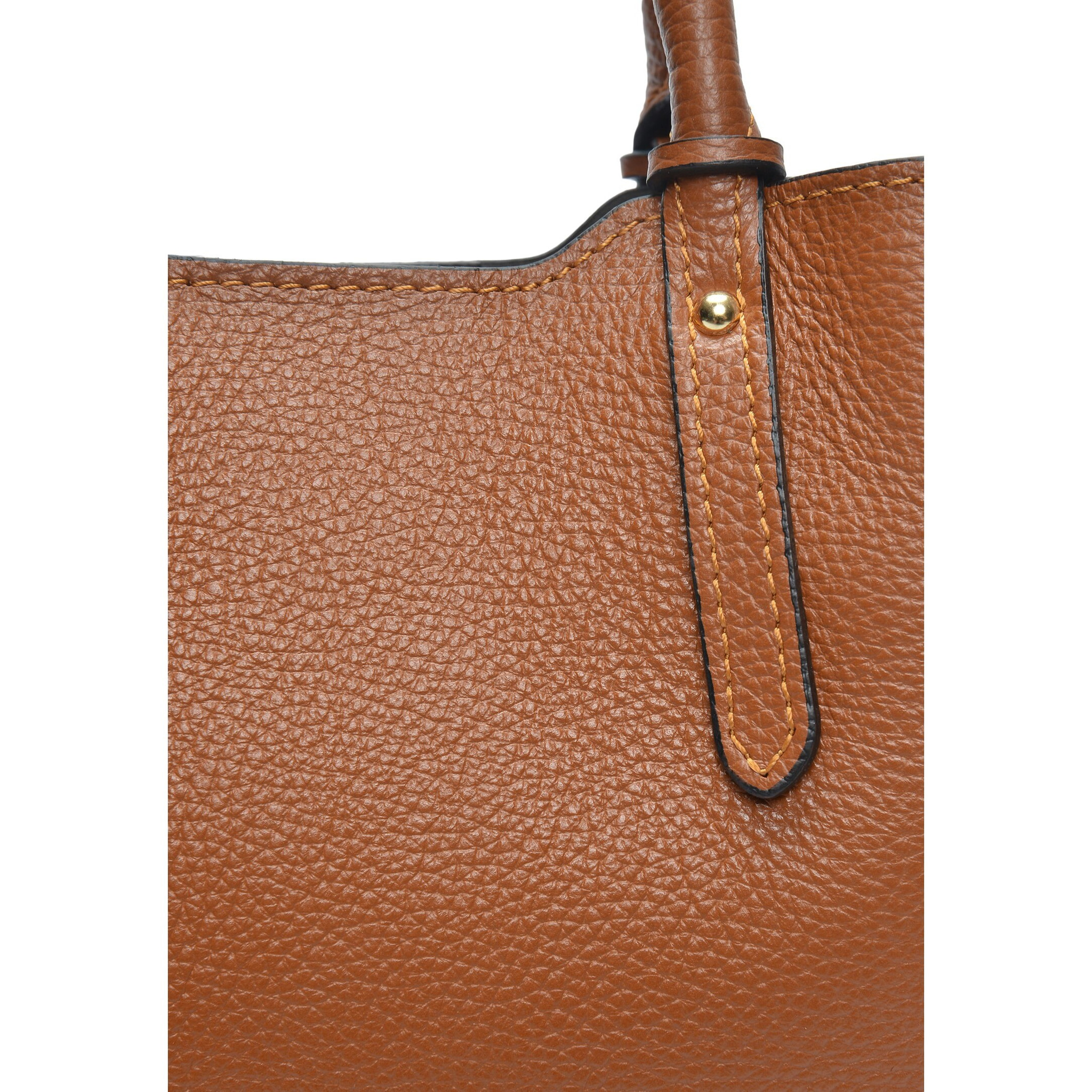 Borsa a mano Anna Luchini Cammello