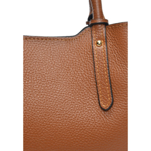 Borsa a mano Anna Luchini Cammello