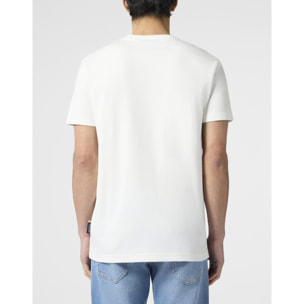 PHILIPP PLEIN Round Neck T-Shirt New York Tennis Patch