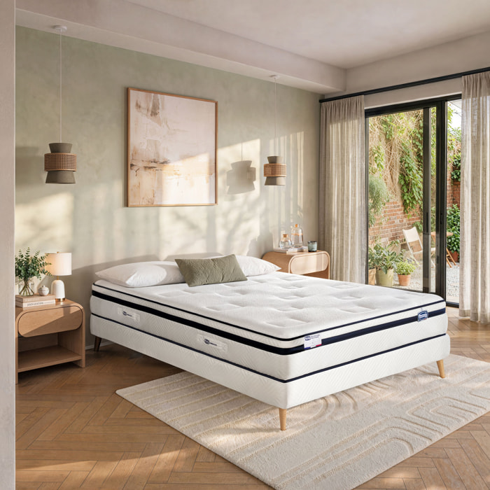 Matelas L'INCOMPARABLE , Hybride, ferme, H27