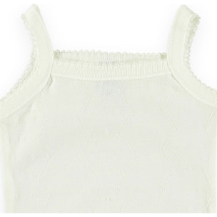 Body bebé tirantes finos algodón