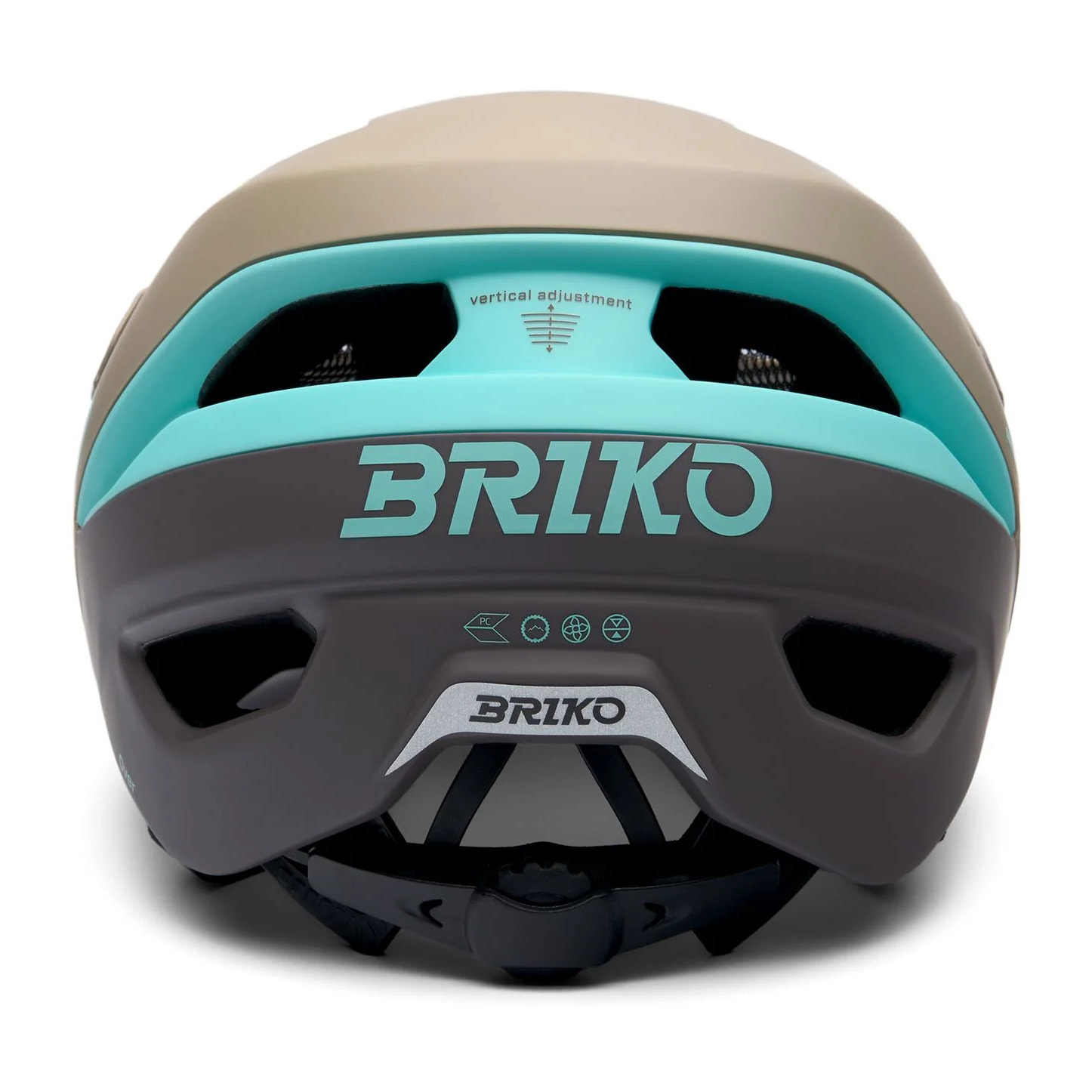 Caschi Briko Uomo Donna Marrone Over
