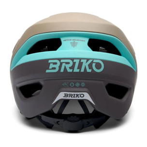 Caschi Briko Uomo Donna Marrone Over