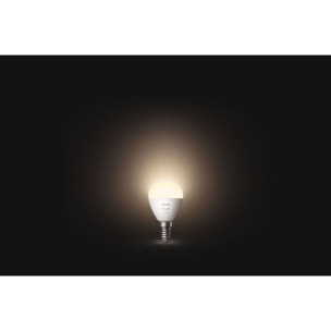 Ampoule LED connectée PHILIPS HUE E14 White Sphérique