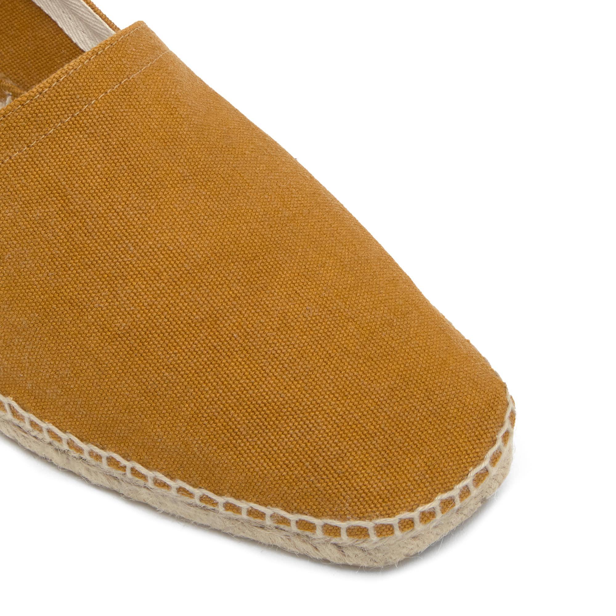 Alpargata plana Pablo estilo camping en algodón orgánico lavado