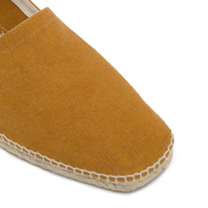 Alpargata plana Pablo estilo camping en algodón orgánico lavado