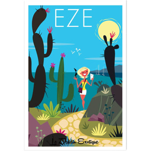 Poster de jardin exotique d' eze Affiche seule
