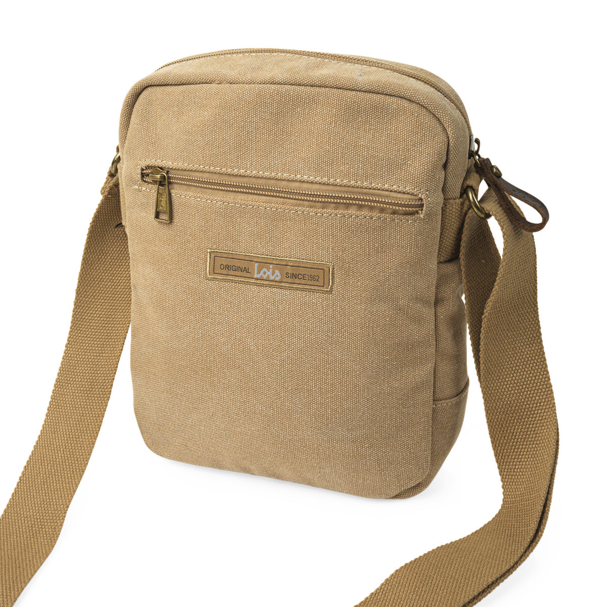 Bandolera Hombre Textil Lois Hubbard Camel