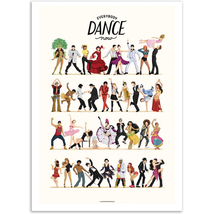 Affiche - Everybody Dance now - Nour Tohme