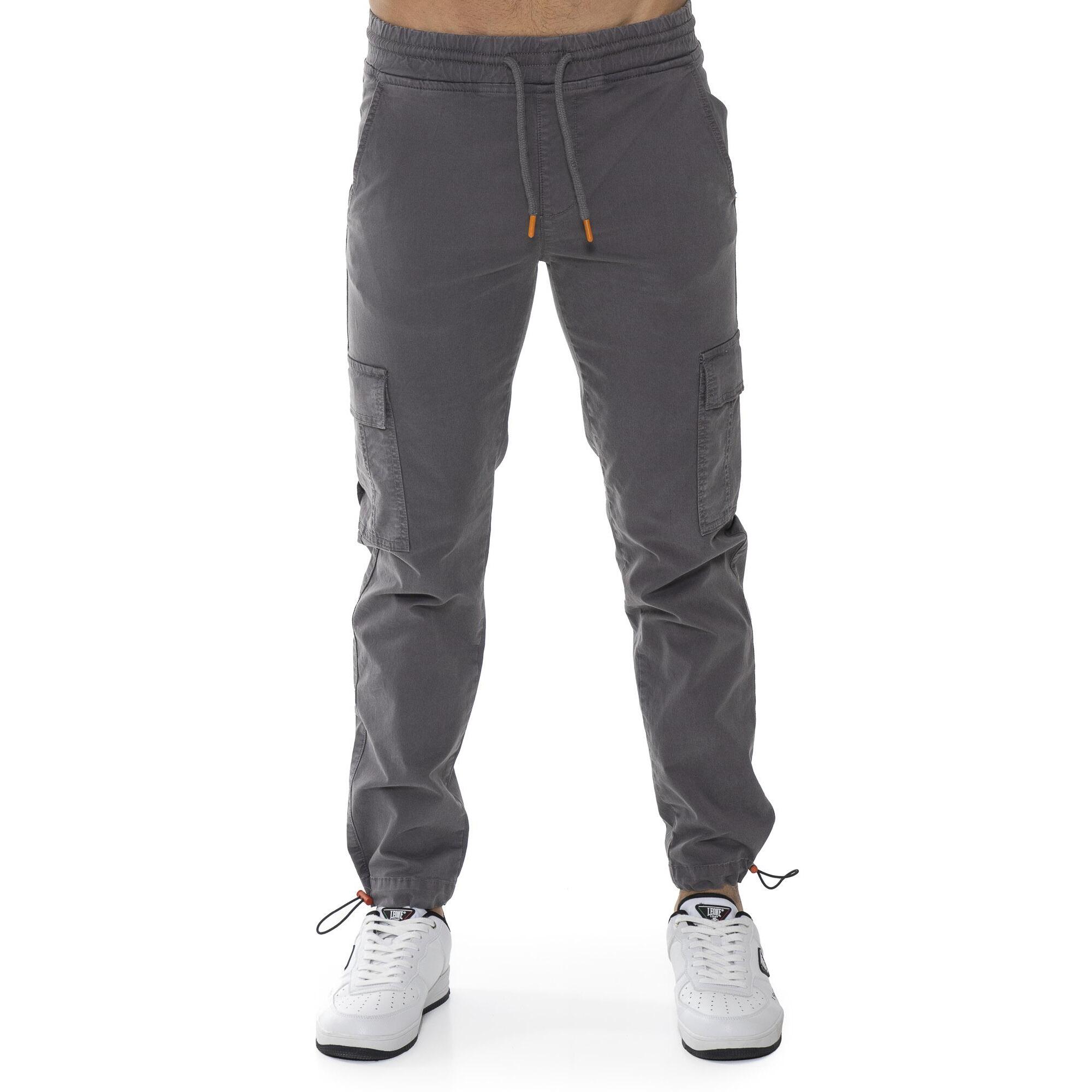 Pantaloni cargo da uomo in twill Leone Military 1947