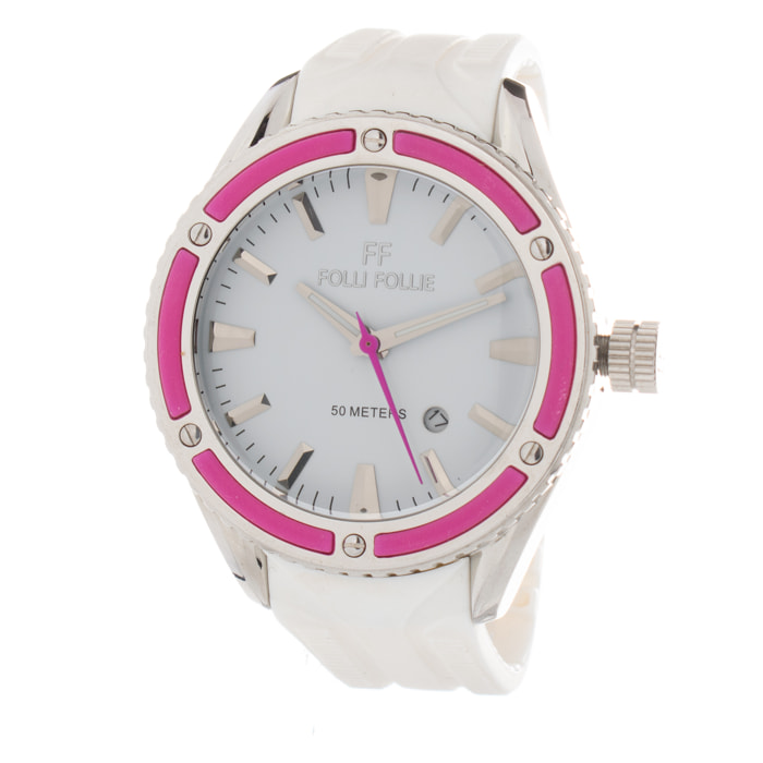 Reloj Folli Follie WF0T027ZDP Mujer Analogico Cuarzo con Correa de Silicona