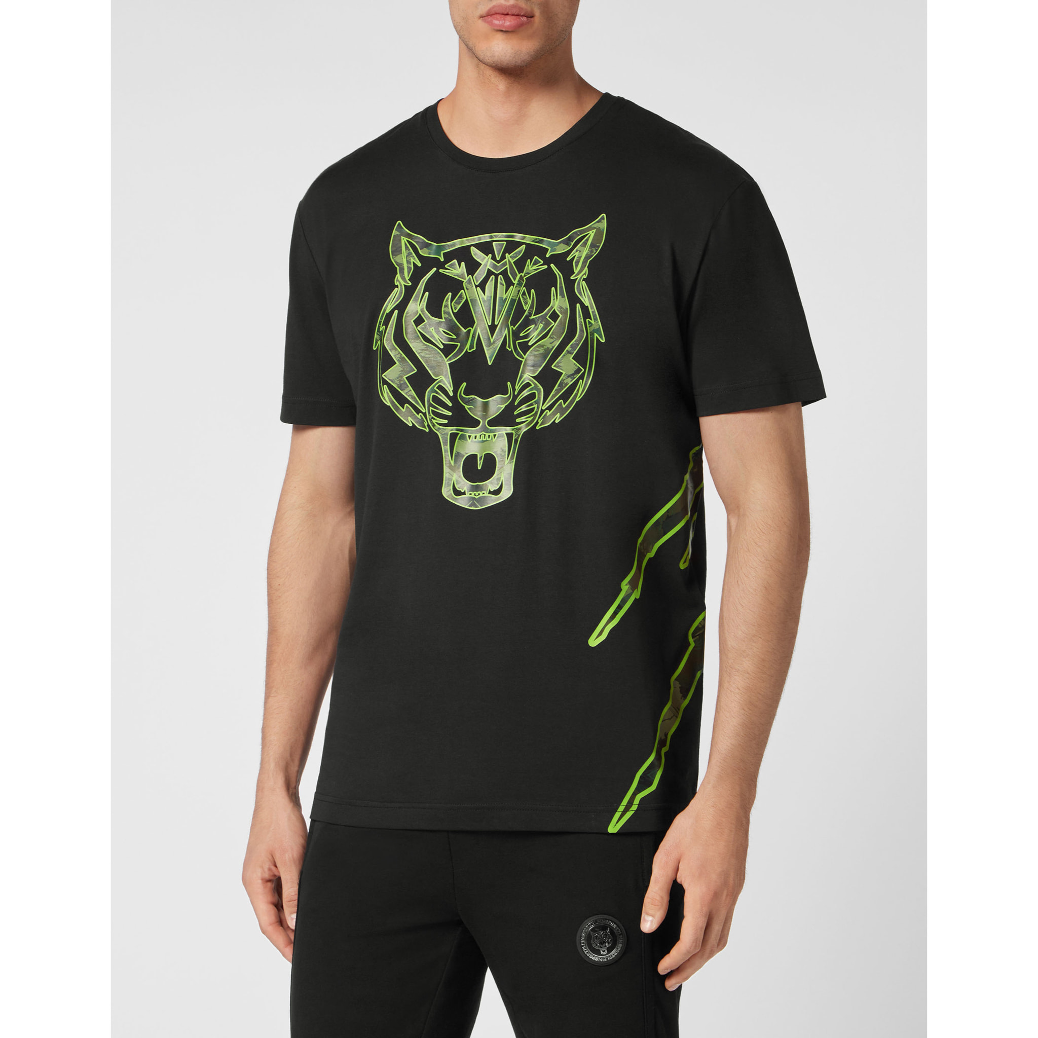 PLEIN SPORT Maglietta con scollo a V TIGER