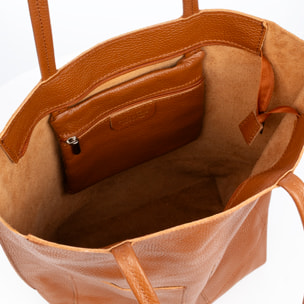 Baranello bolso de hombro mujer. Piel auténtica Dollaro.