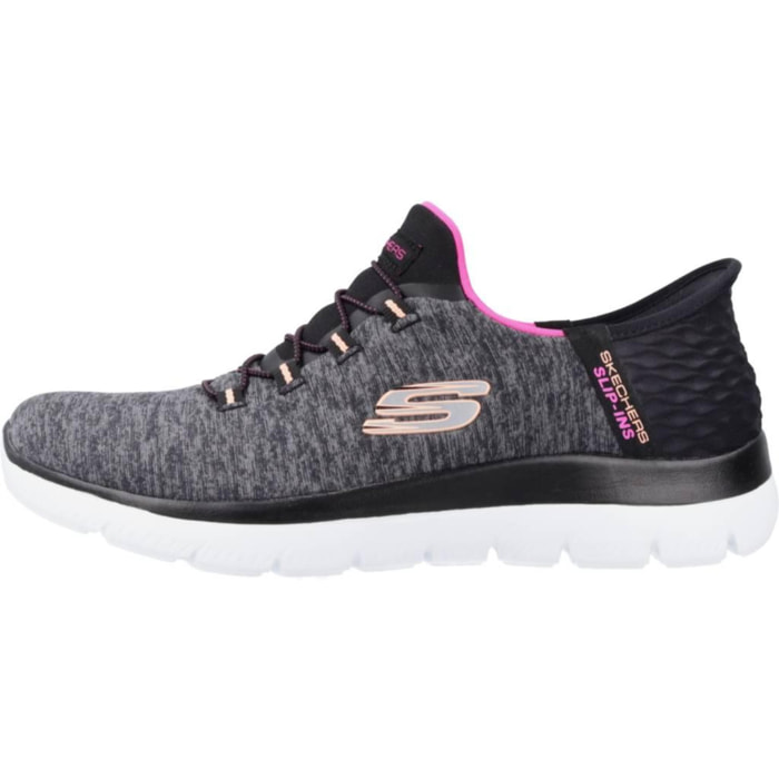 Sneakers De  Mujer Slip-ins: Summits- Dazzling Haze Gris