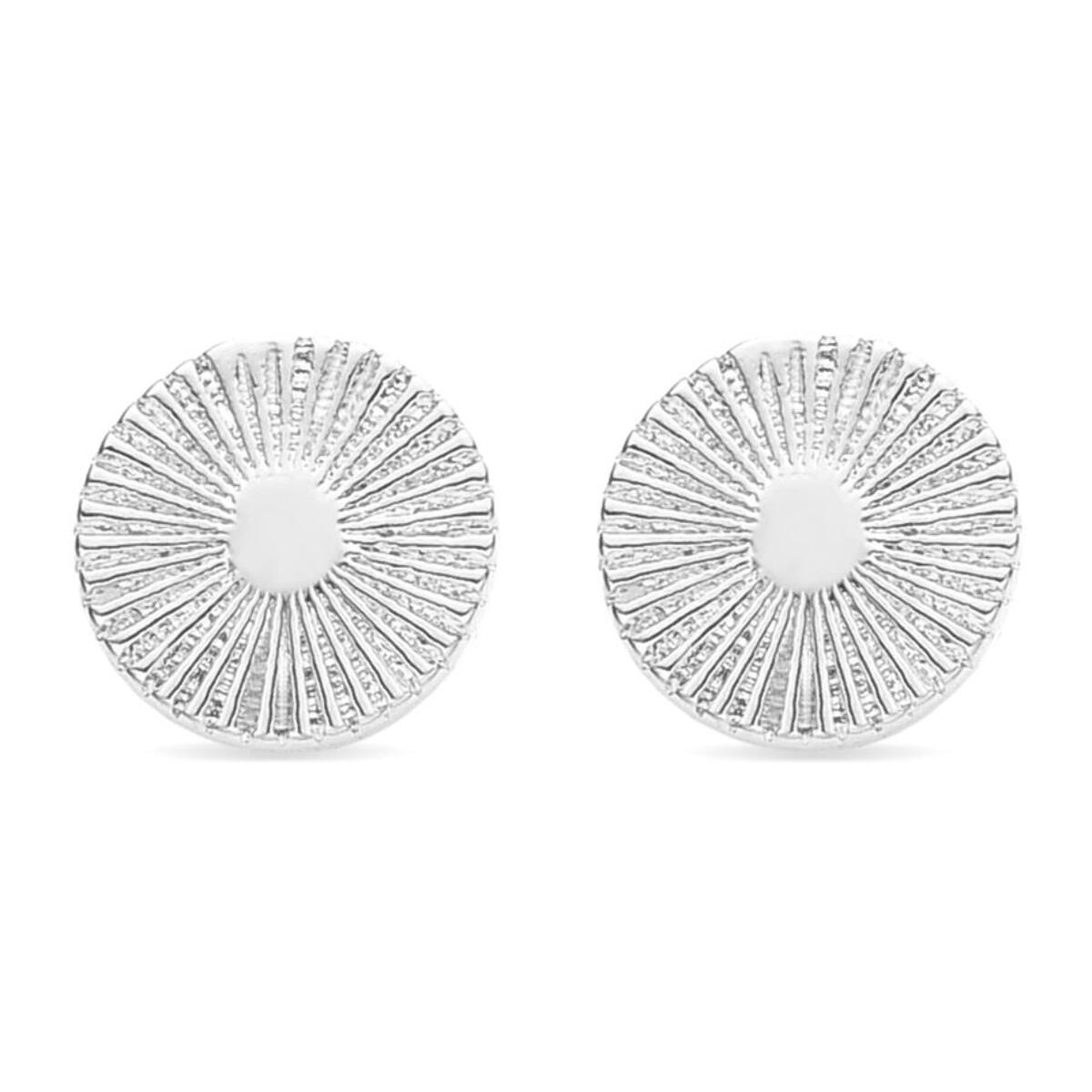 Pendientes Lux by Lux acabados en rodio