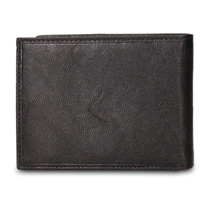 Portafoglio uomo in vera pelle - Modello Aumont - Casual - 12.5 x 9.0 x 2.0 cm