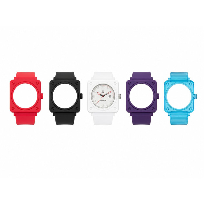 Reloj Yot CP30119Q-SP03 Unisex Analogico Cuarzo con Correa de Caucho