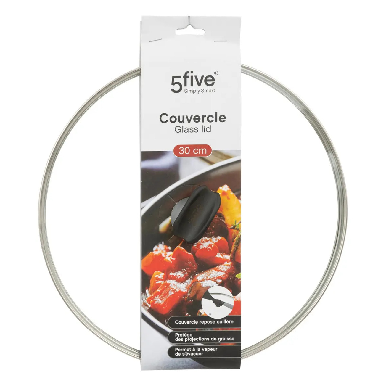 Couvercle en verre 30 cm