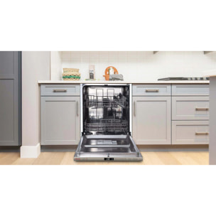Lavavajillas integrable EVVO Di.2, 14 Cubiertos, 8 Programas, Inox, Ancho 600 mm