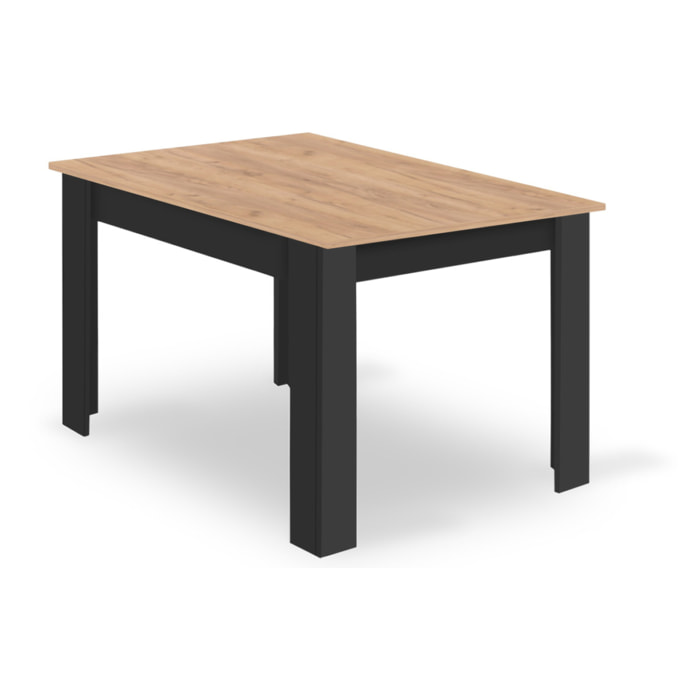 Tavolo da pranzo NP Craft con gambe nere 120x80 cm