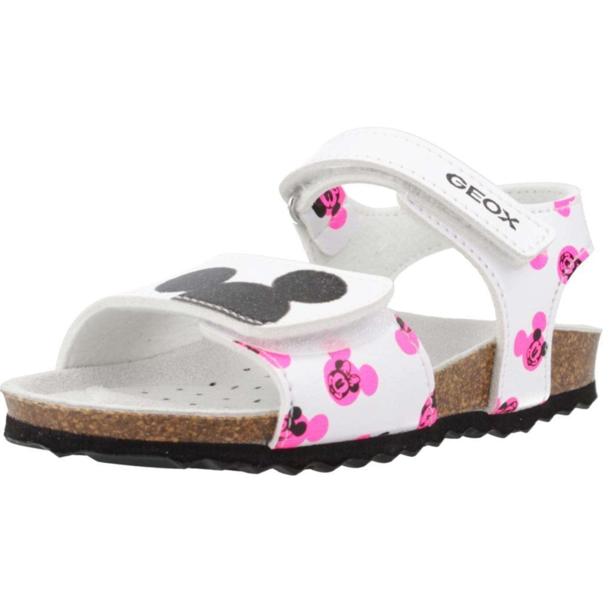 Sandalias Niña de la marca GEOX  modelo B SANDAL CHALKI GIRL BLANCO