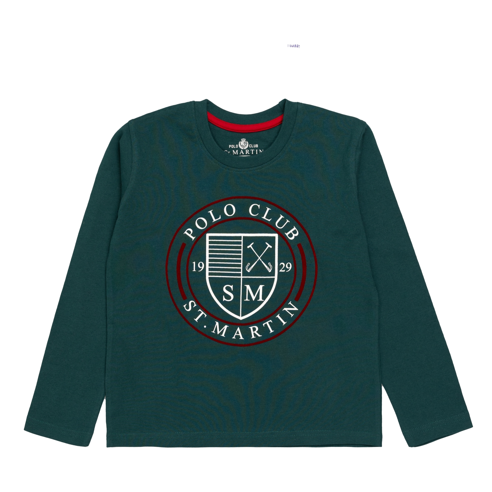 T-shirt maniche lunghe con stampa logo