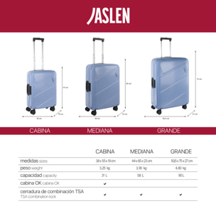 Maleta Pp Mediana Jaslen Orleans Azul